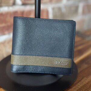Bally Black W/ Stripe Wallet